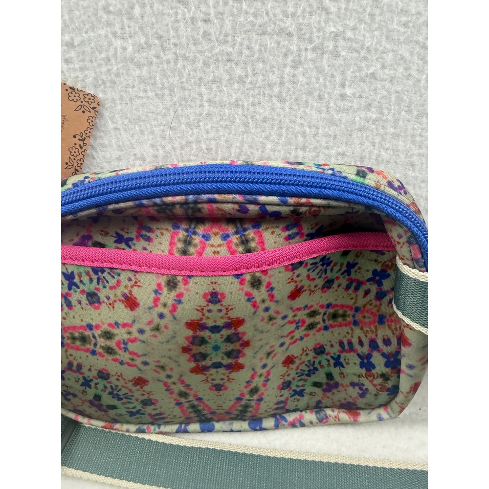 Natural Life Kaleidoscope Tie Dye Belt Bag Fanny Pack Multi Color NWT - Picture 6 of 9